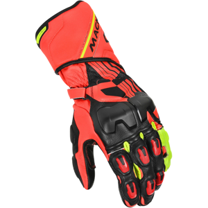 Macna Guantes de Moto  Power Track Rojo-Negro