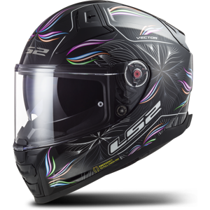 LS2 Casco Integral  FF811 VECTOR II Tropical Negro-Blanco