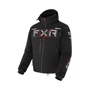 FXR Chaqueta de Nieve  Maverick Negro-Rojo