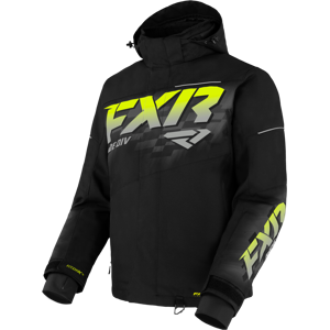 FXR Chaqueta de Nieve  Fuel Negra-HiVis