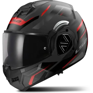 LS2 Casco  FF906 Advant Kuka Negro-Rojo