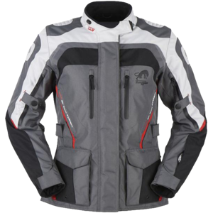 Furygan Chaqueta de Moto  Apalaches Mujer Negro-Gris-Rojo