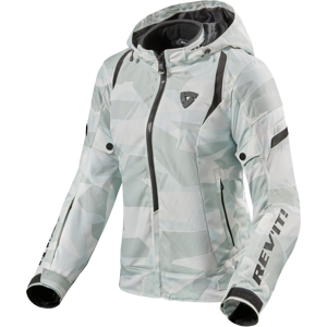 REV'IT! Chaqueta de Moto  Flare 2 Mujer Camuflaje-Gris-Blanco