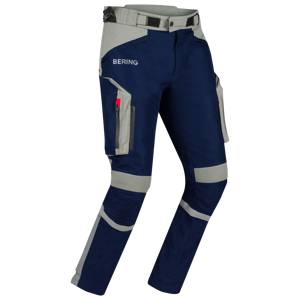 Bering Pantalones de Moto  Austral GTX Azul Marino-Gris-Rojo