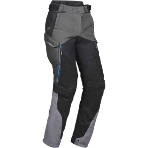 Ixon Pantalones de Moto para Mujer  Eddas Gris-Negro-Azul