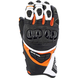 Richa Guantes de Moto  Stealth Negro-Blanco-Naranja