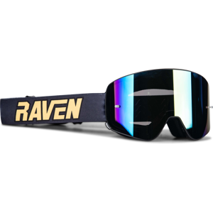 Raven Gafas de Cross  Edge Magnetic Negro-Amarillo- Espejo Dorado