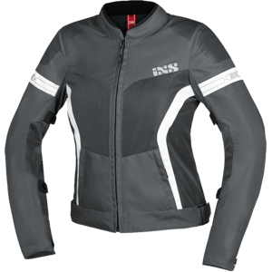 iXS Chaqueta de Moto para Mujer  Sport Trigonis-Air Gris-Blanco