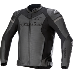 Alpinestars Chaqueta de Moto de Cuero  GP Force Airflow Negra