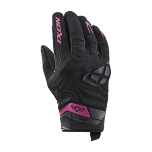 Ixon Guantes de Moto  Mig 2 L Negro-Fúcsia