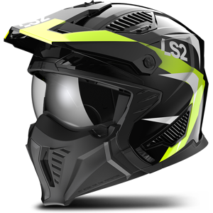 LS2 Casco Jet  OF606 DRIFTER Triality H-V-Amarillo