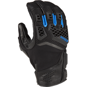 KLIM Guantes de Moto  Baja Negro-Azul