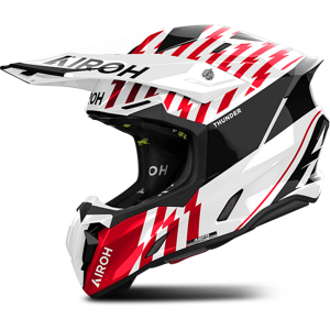 Airoh Casco de Cross  Twist 3 Thunder Rojo Brillante