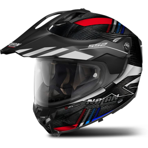 Nolan Casco Adventure  X-552 Ultra Carbon Rojo-Blanco