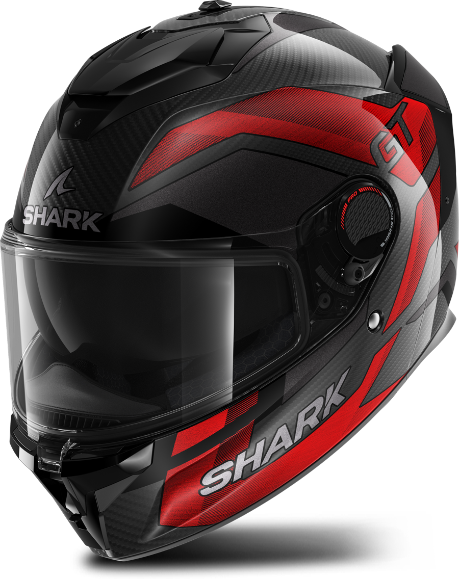 Shark Casco Integral  Spartan GT Pro Carbono-Rojo Cromado