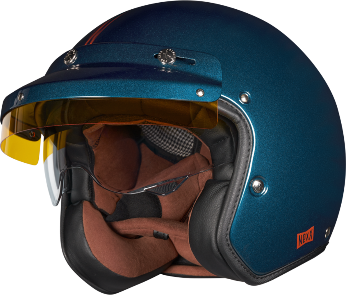 Nexx Casco Jet  X.G30 Lagoon Azul-Cobre