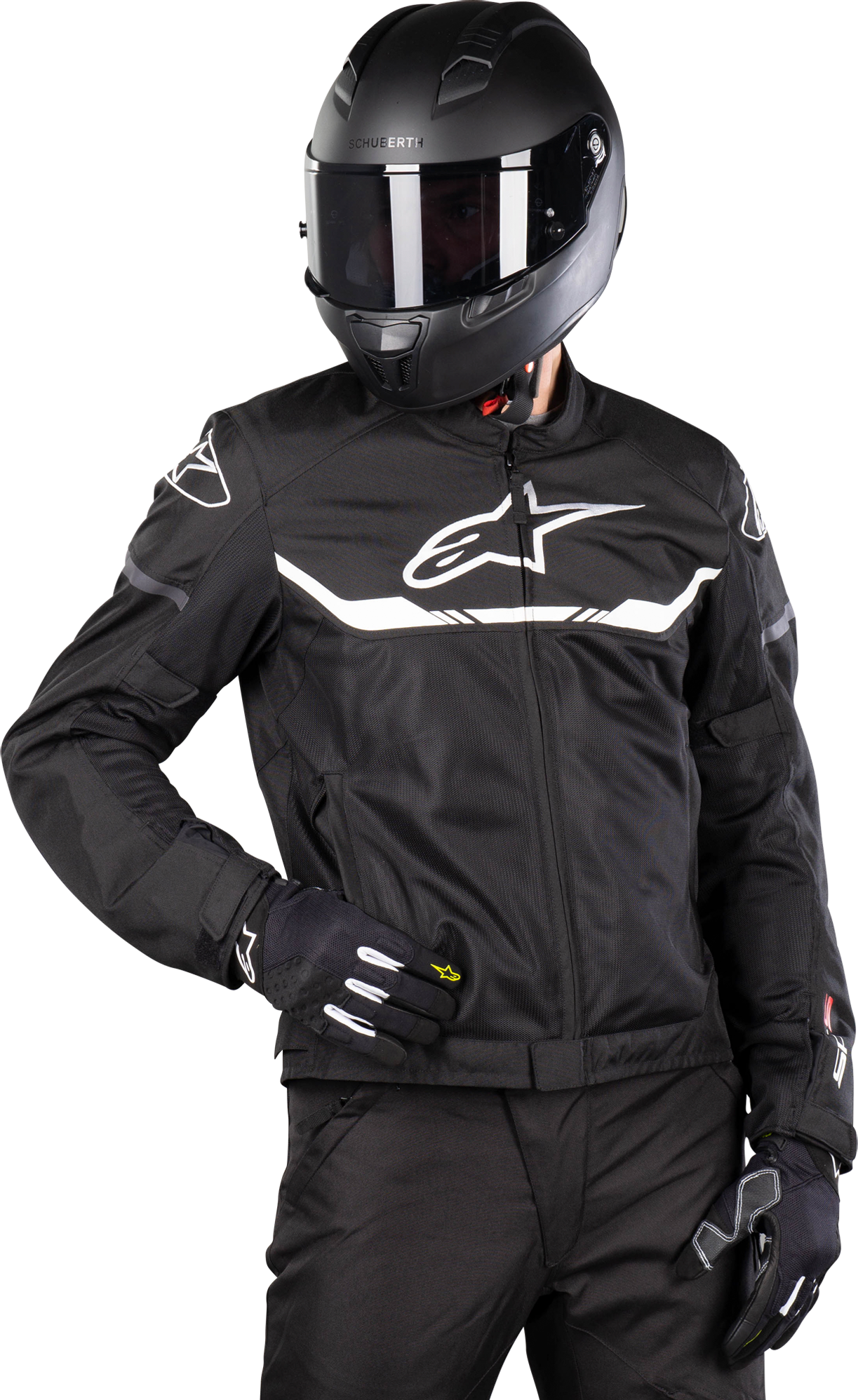 Alpinestars Chaqueta de Moto  T-SPS Air Negro-Blanco