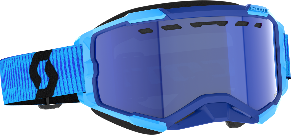 Scott Gafas Moto de nieve  Fury Azul-Negro-Azul Cromado