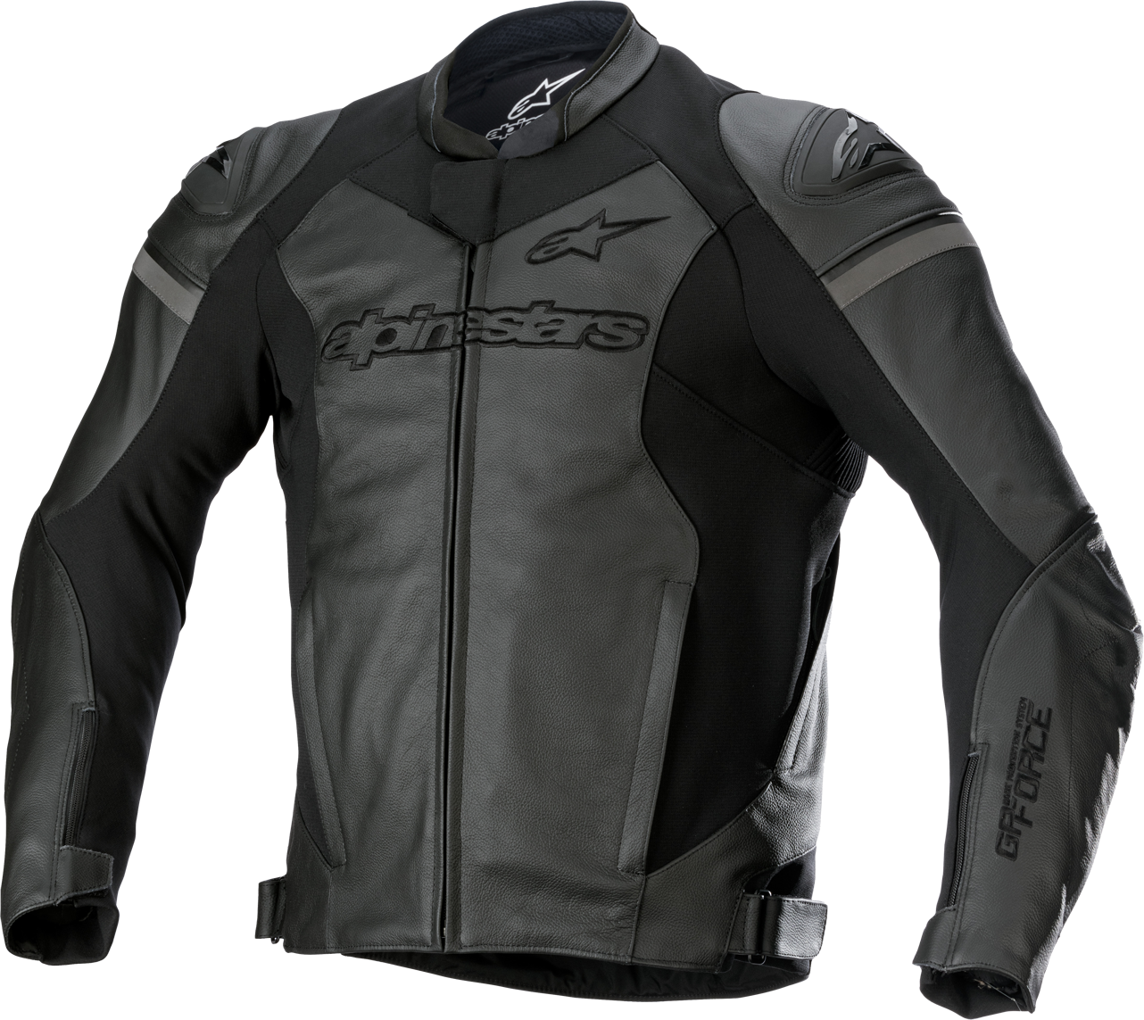 Alpinestars Chaqueta de Moto de Cuero  GP Force Negro