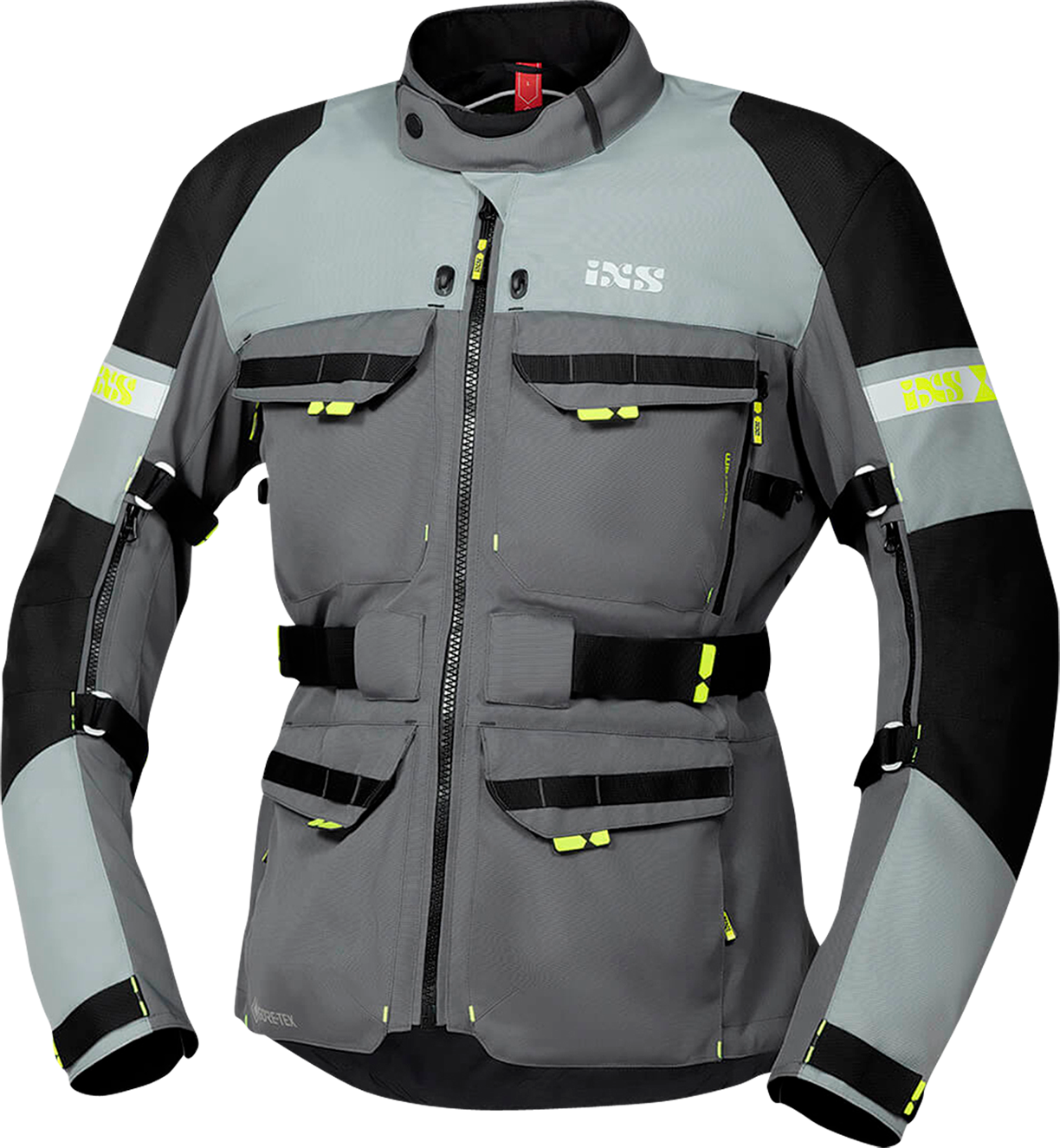 iXS Chaqueta de Moto  Adventure-GTX Gris-Negro