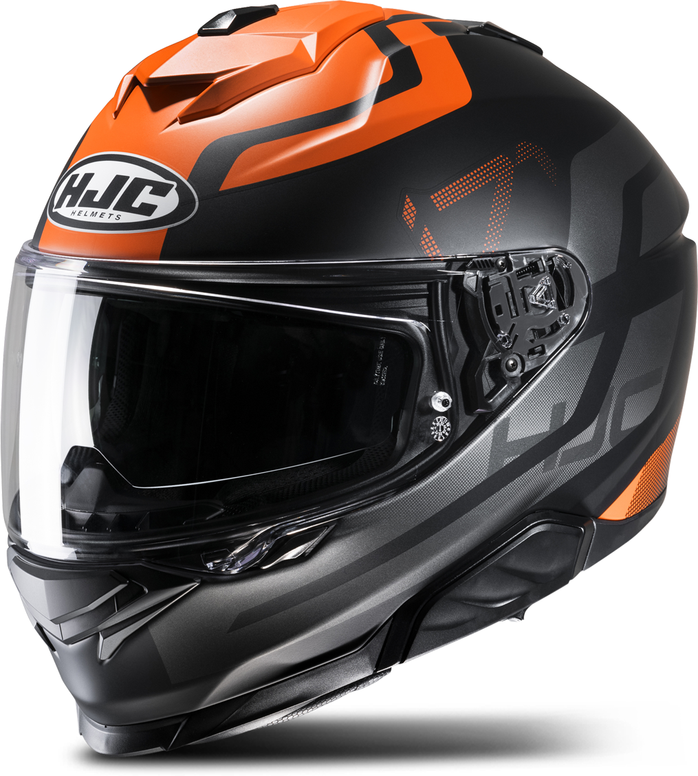 HJC Casco Integral  i71 Enta Naranja-Negro-Gris