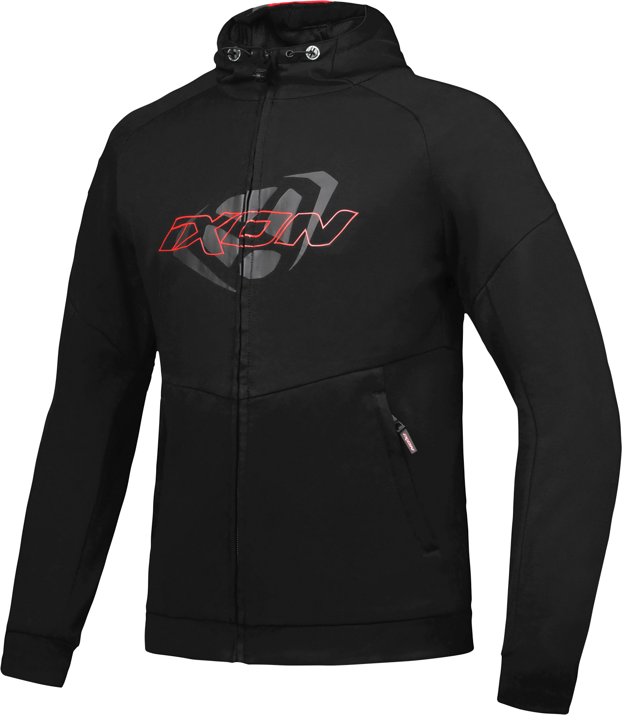 Ixon Chaqueta de Moto  Touchdown Negro-Rojo