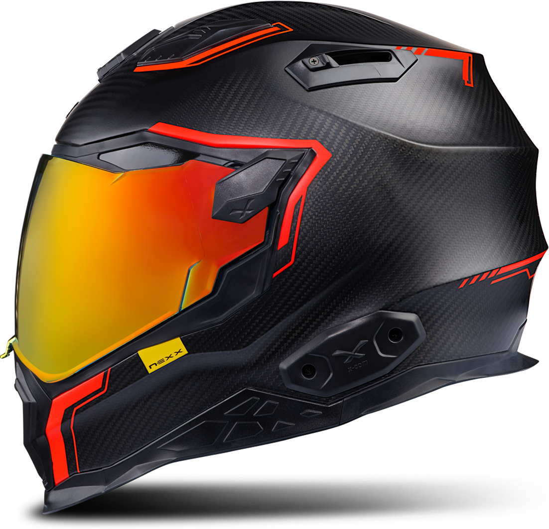 Nexx Casco Integral  X.WST2 Zero 2 Carbono-Rojo