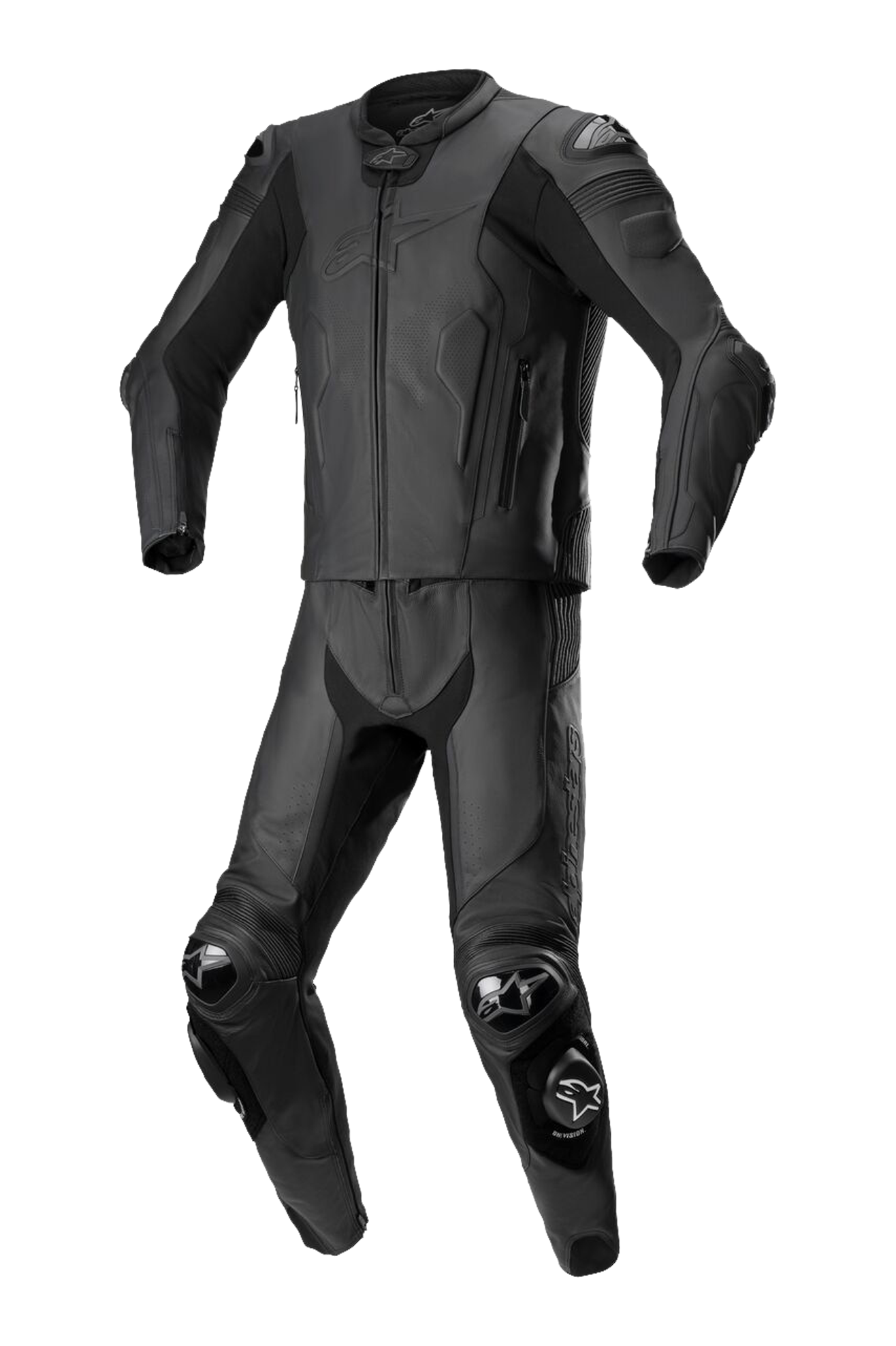 Alpinestars Mono de Cuero  Missile V2 2 Piezas Negro