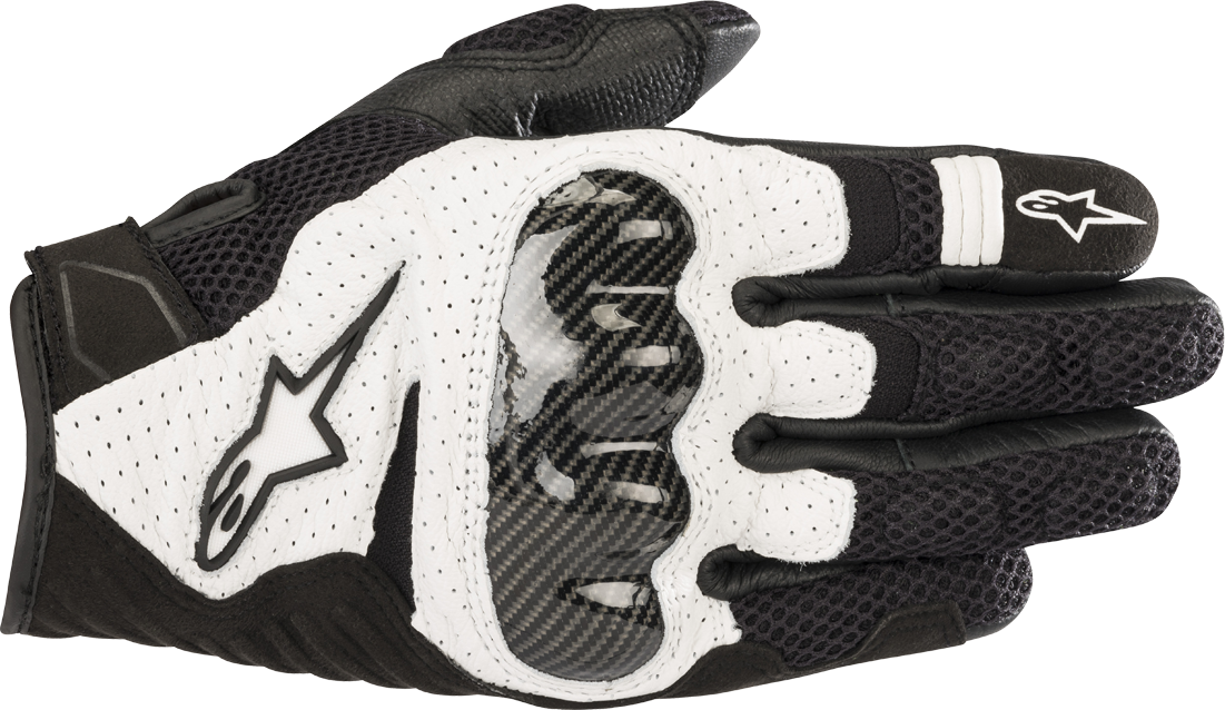 Alpinestars Guantes de Moto  SMX-1 Air V2 Negro-Blanco