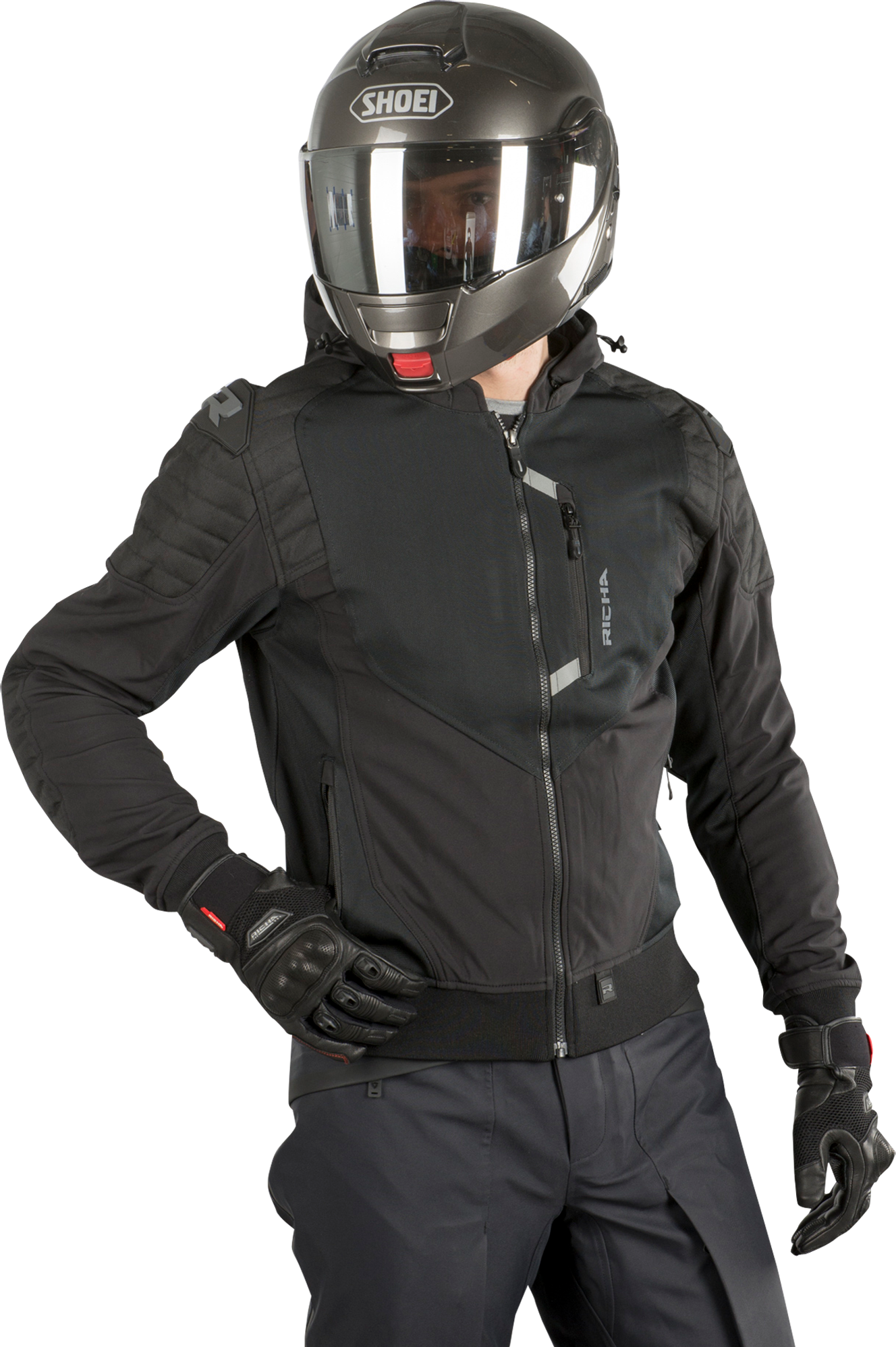 Richa Chaqueta de Moto  Atomic Air Negra