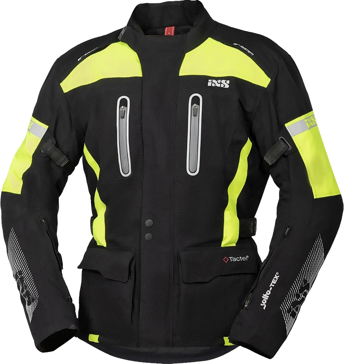 iXS Chaqueta de Moto  Pacora-ST Negro-Amarillo