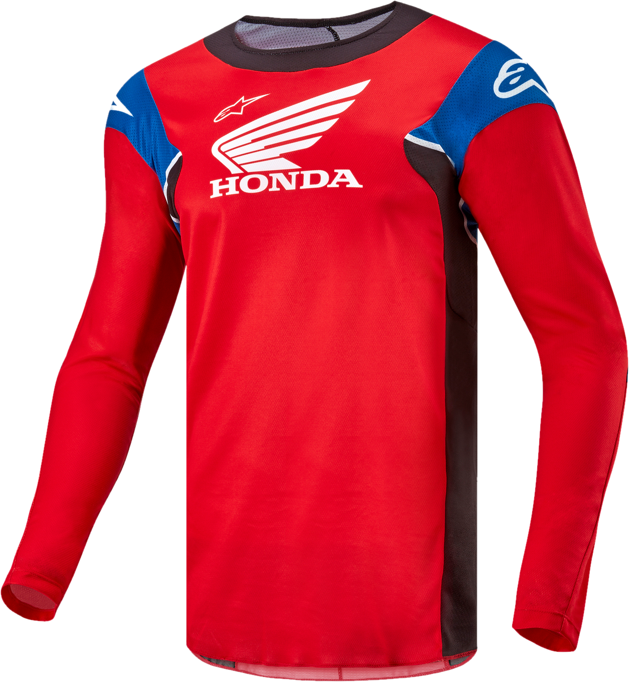 Alpinestars Camiseta de Cross  Honda Racer Iconic Rojo Intenso-Negro-Blanco