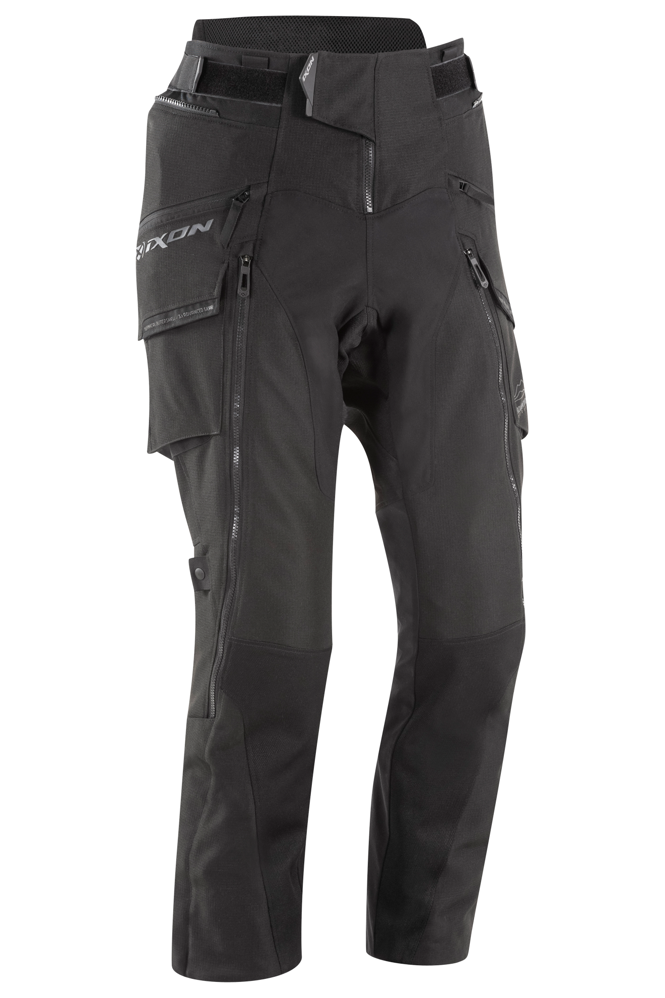 Ixon Pantalones de Moto  Ragnar Cortos Negros