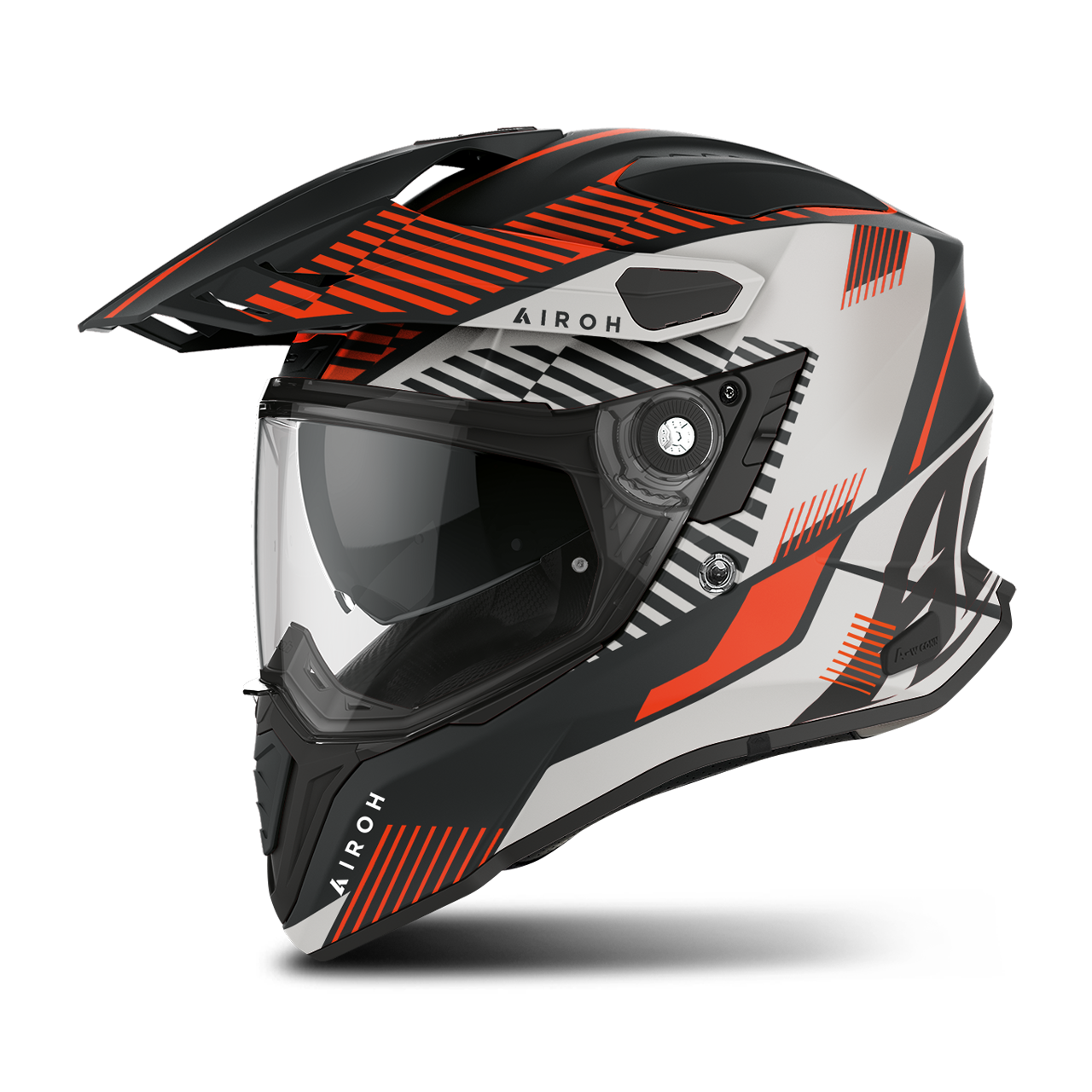 Airoh Casco de Adventure  Commander Naranja