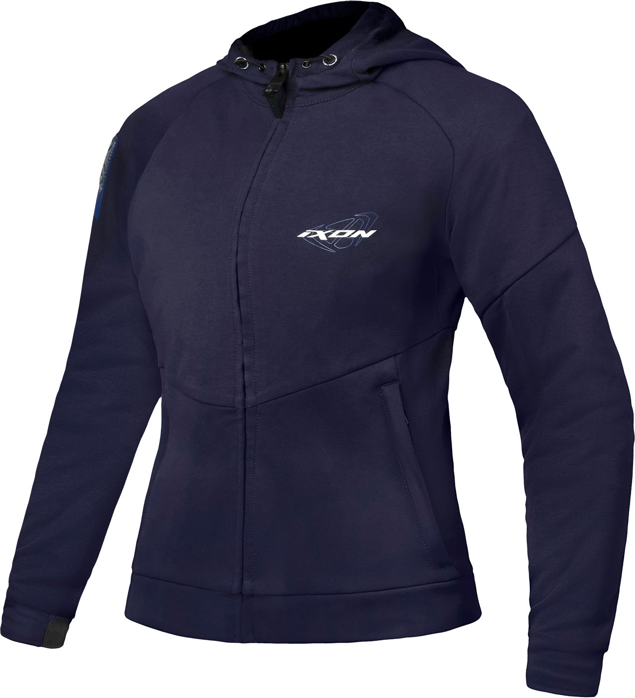 Ixon Chaqueta de Moto Mujer  Touchdown Azul Marino-Plateado