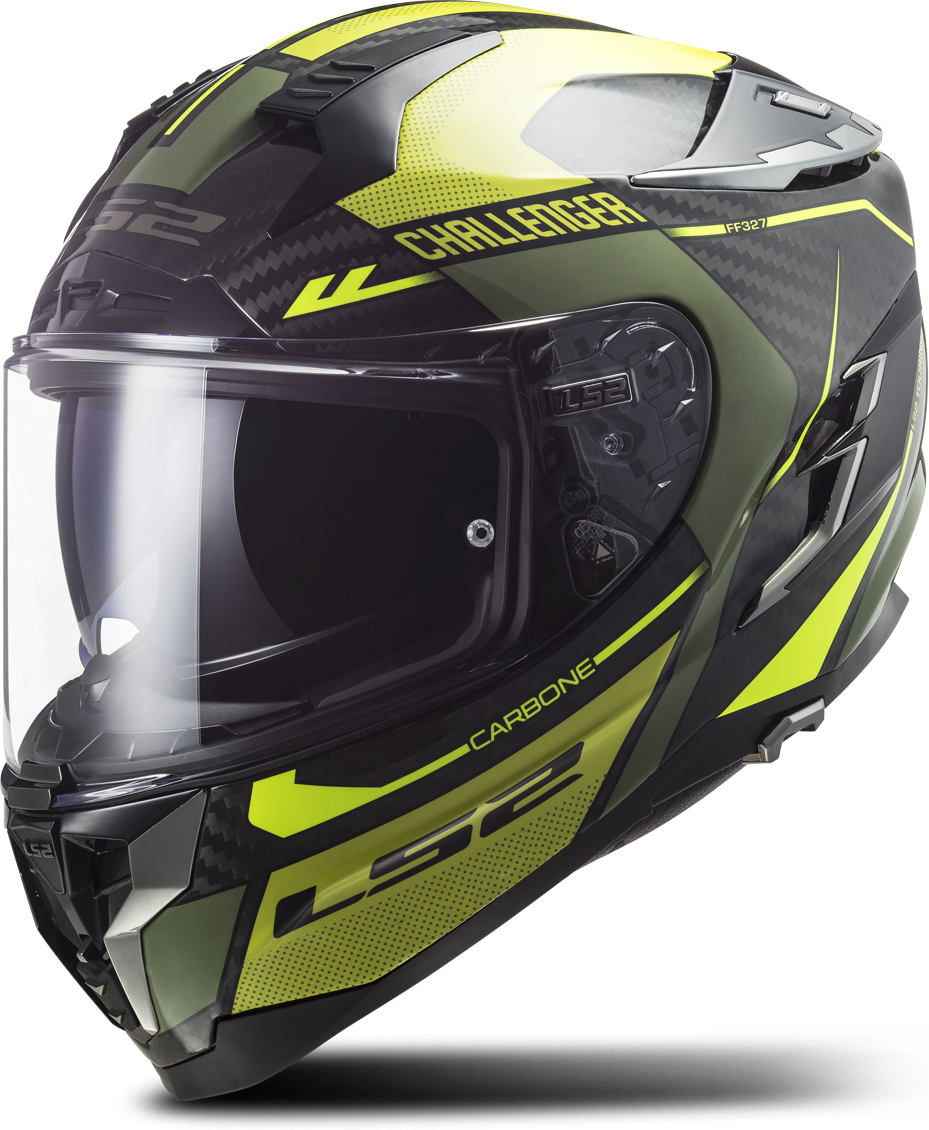 LS2 Casco Integral  FF327 CHALLENGER Thorn Verde Militar