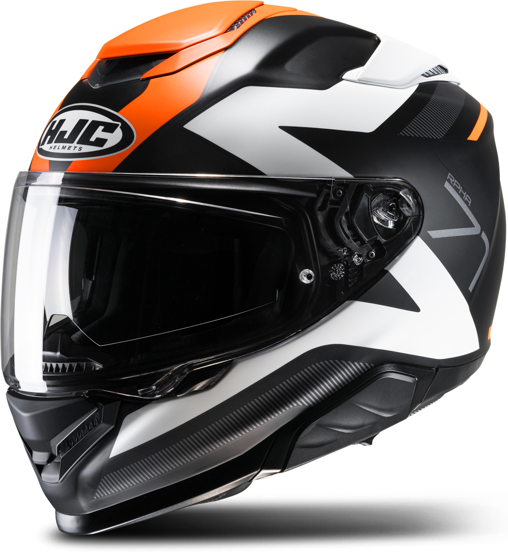 HJC Casco Integral  RPHA 1 Pinna Negro-Naranja