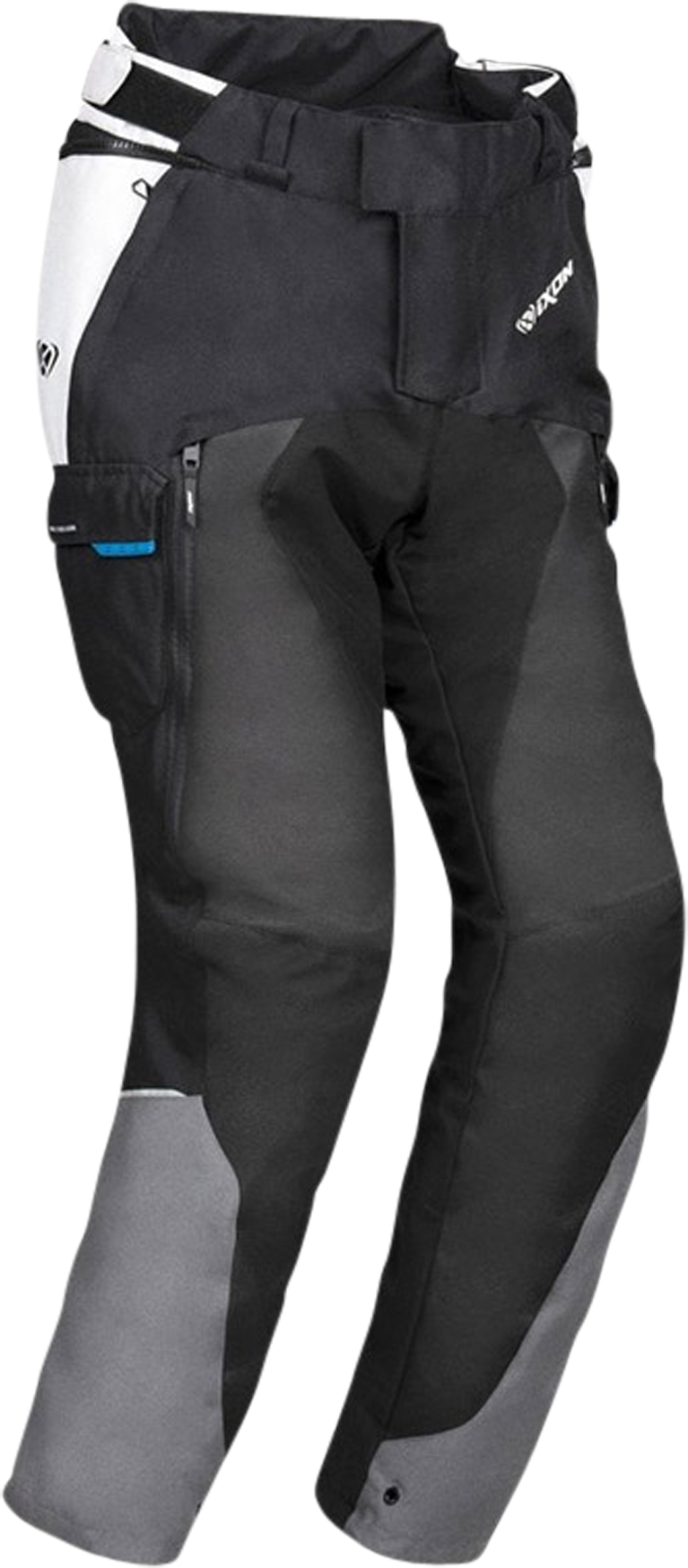 Ixon Pantalones de Moto  Balder Negro-Gris-Azul