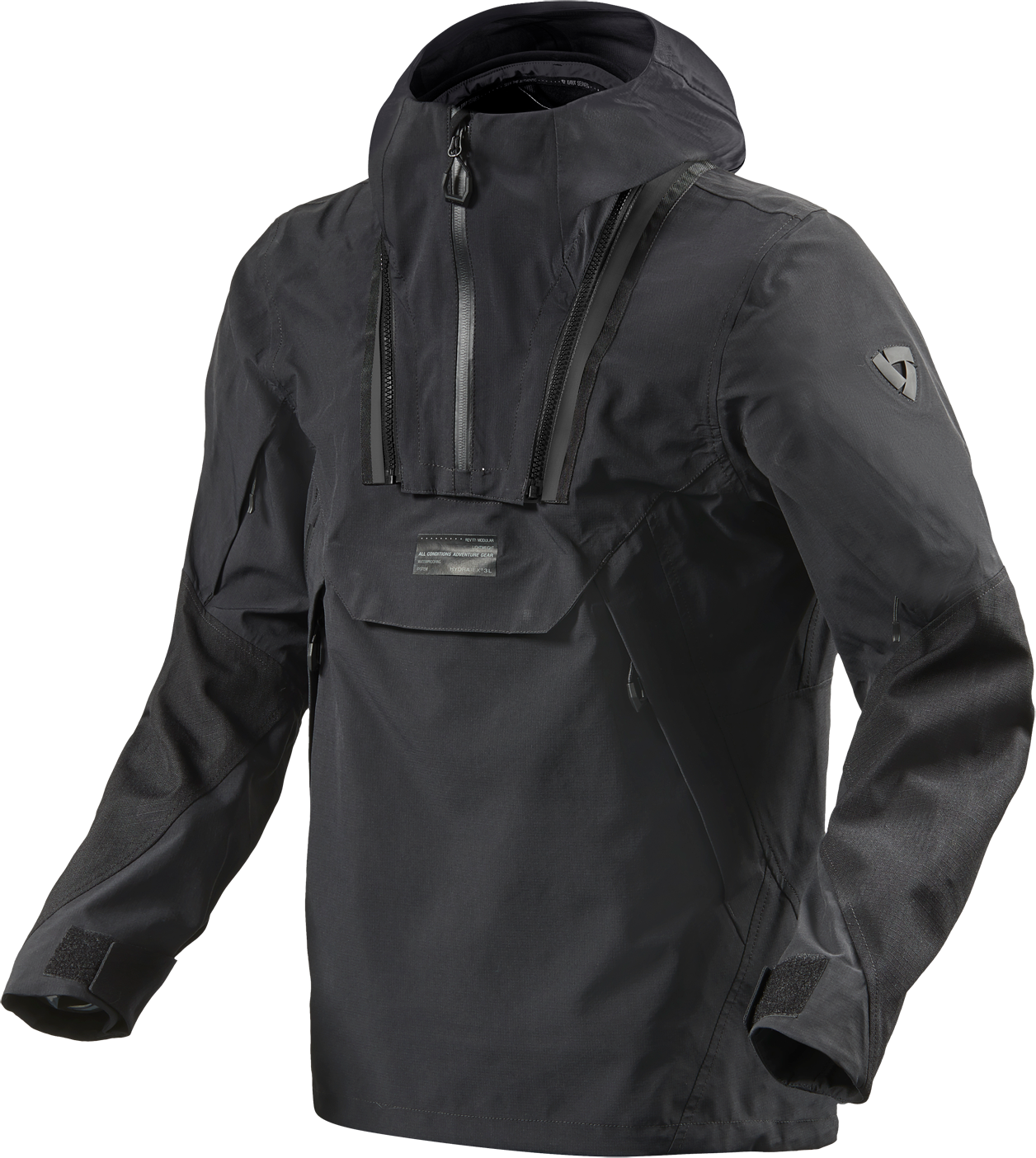 REV'IT! Chaqueta de Moto Smock Blackwater Textile Negra