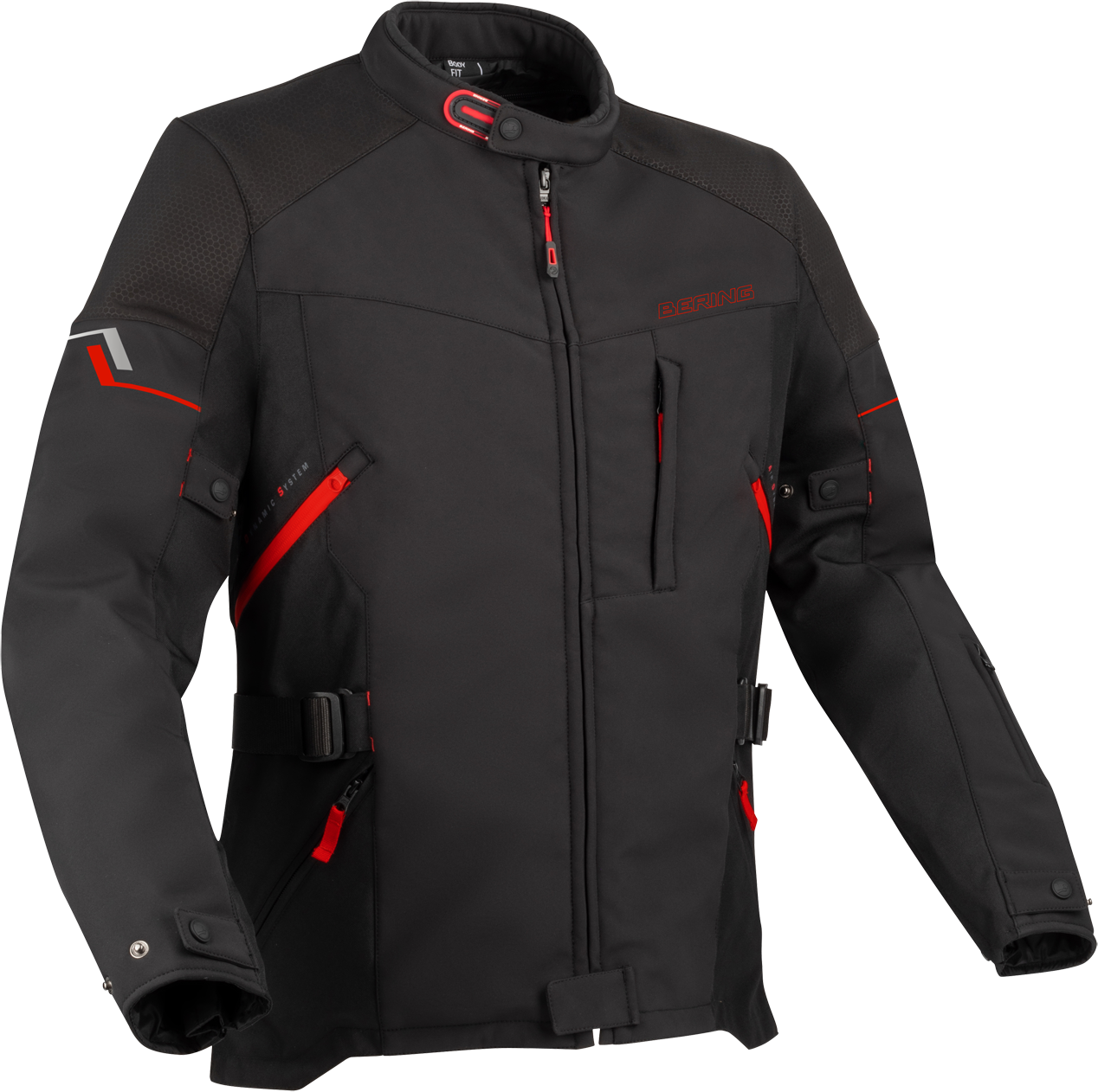 Bering Chaqueta de Moto  Cobalt Negro-Rojo