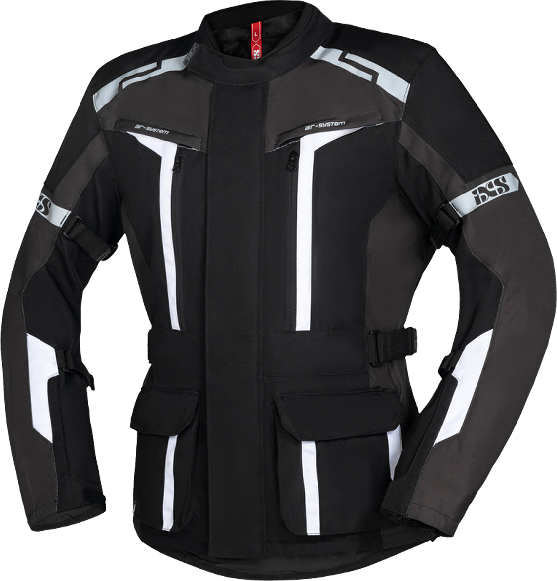 iXS Chaqueta de Moto  Tour Evans-ST 2.0 Negro-Gris-Blanco