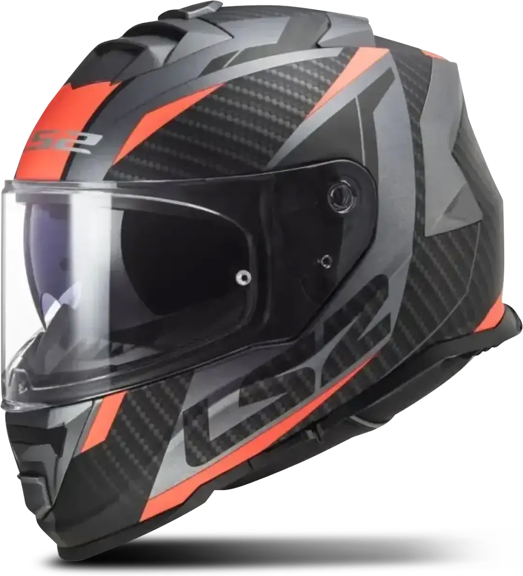 LS2 Casco Integral  FF800 Storm II Racer Titanio Mate-Naranja