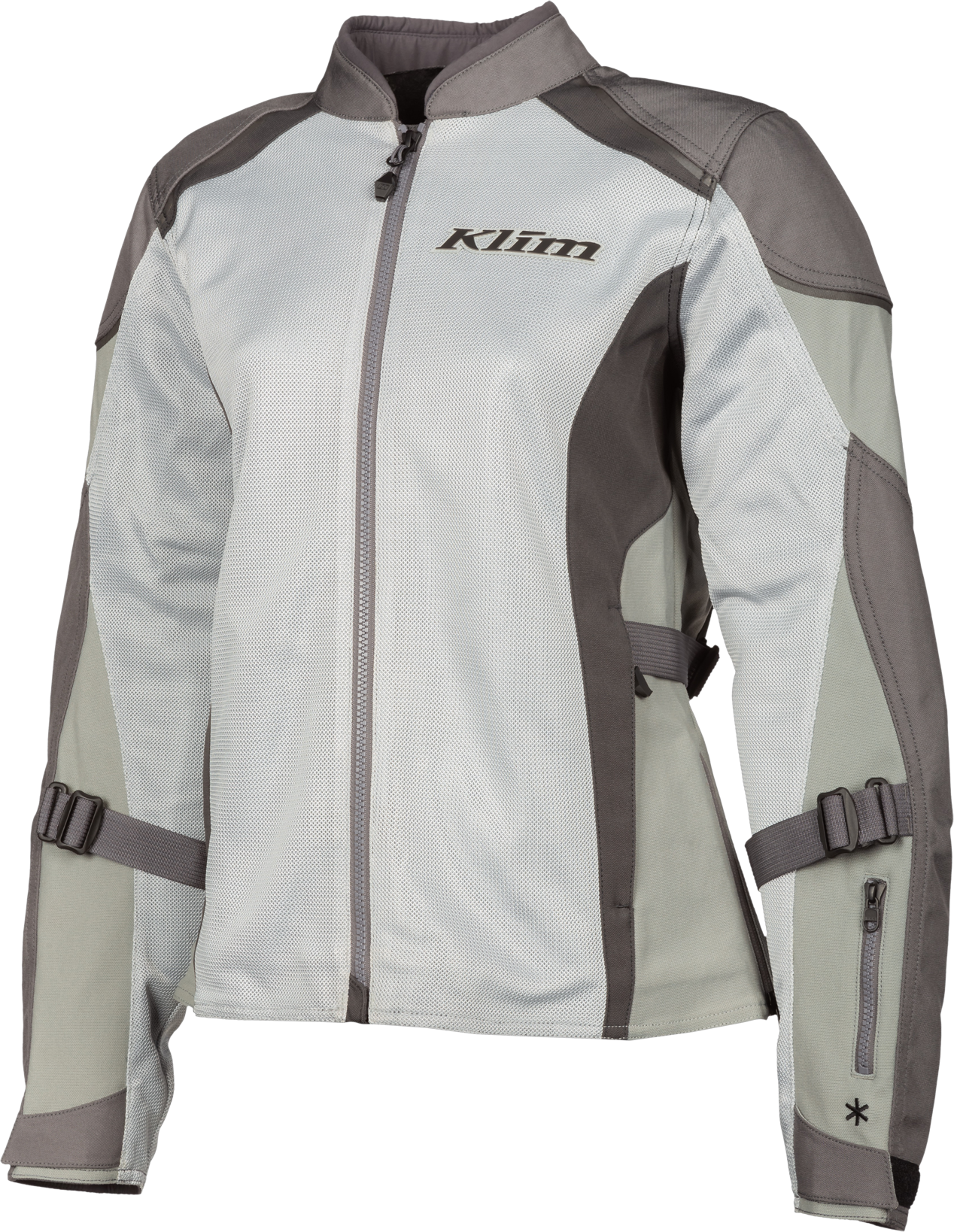 KLIM Chaqueta de Moto para Mujer  Avalon Monument Gris-Gris Frío