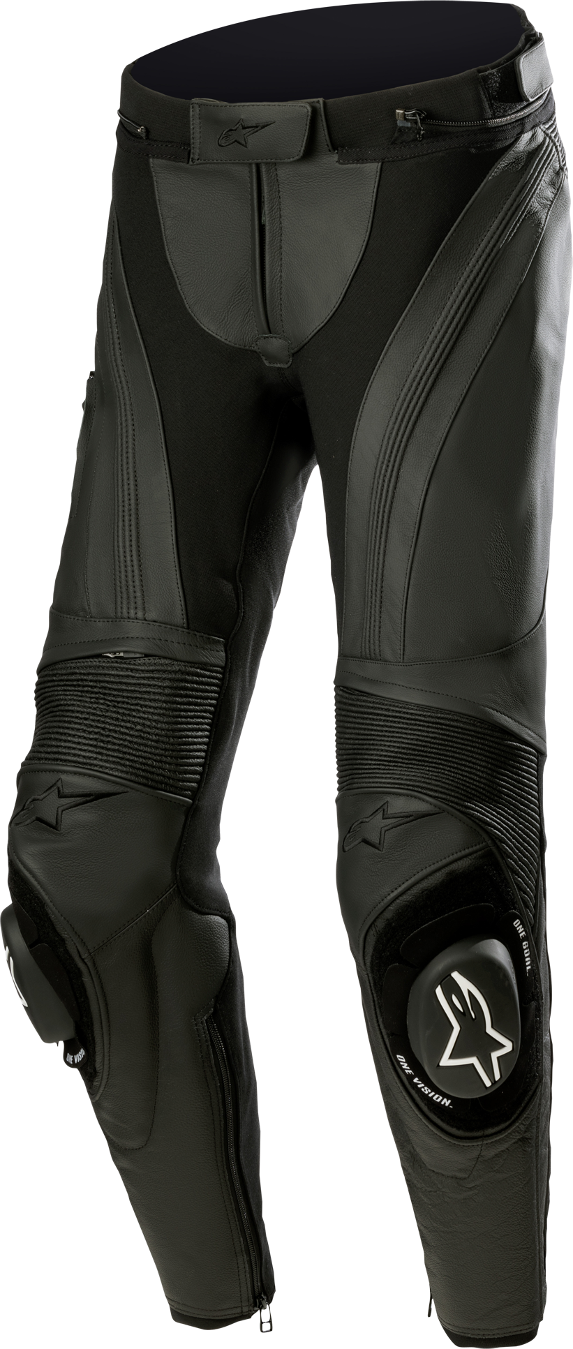 Alpinestars Pantalones de Moto Mujer  Stella Missile V3 Negro-Blanco