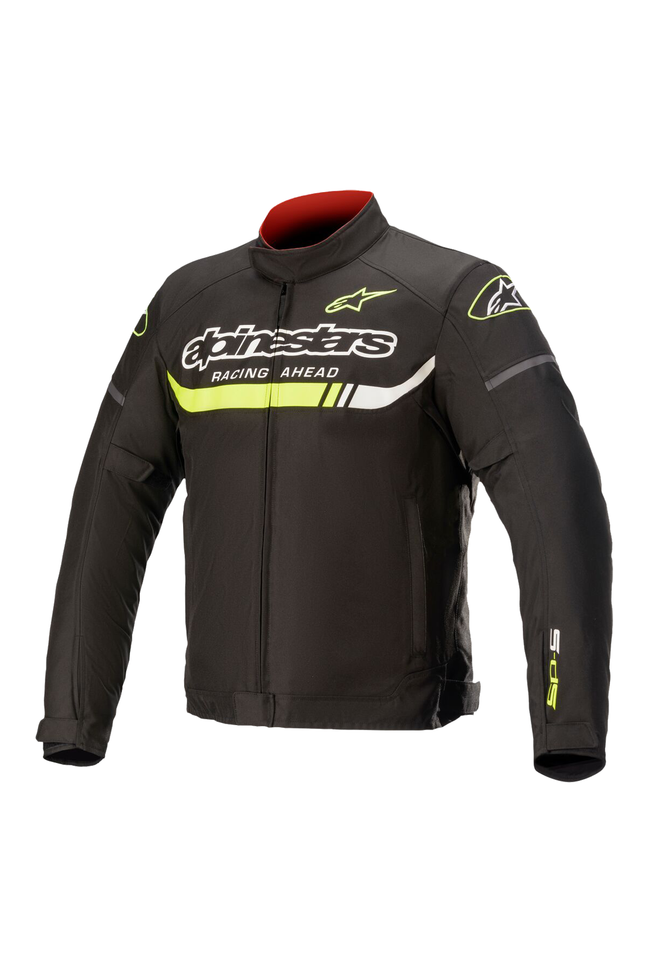 Alpinestars Chaqueta de Moto Impermeable  T-SP S Ignition Negro-Amarillo Fluo