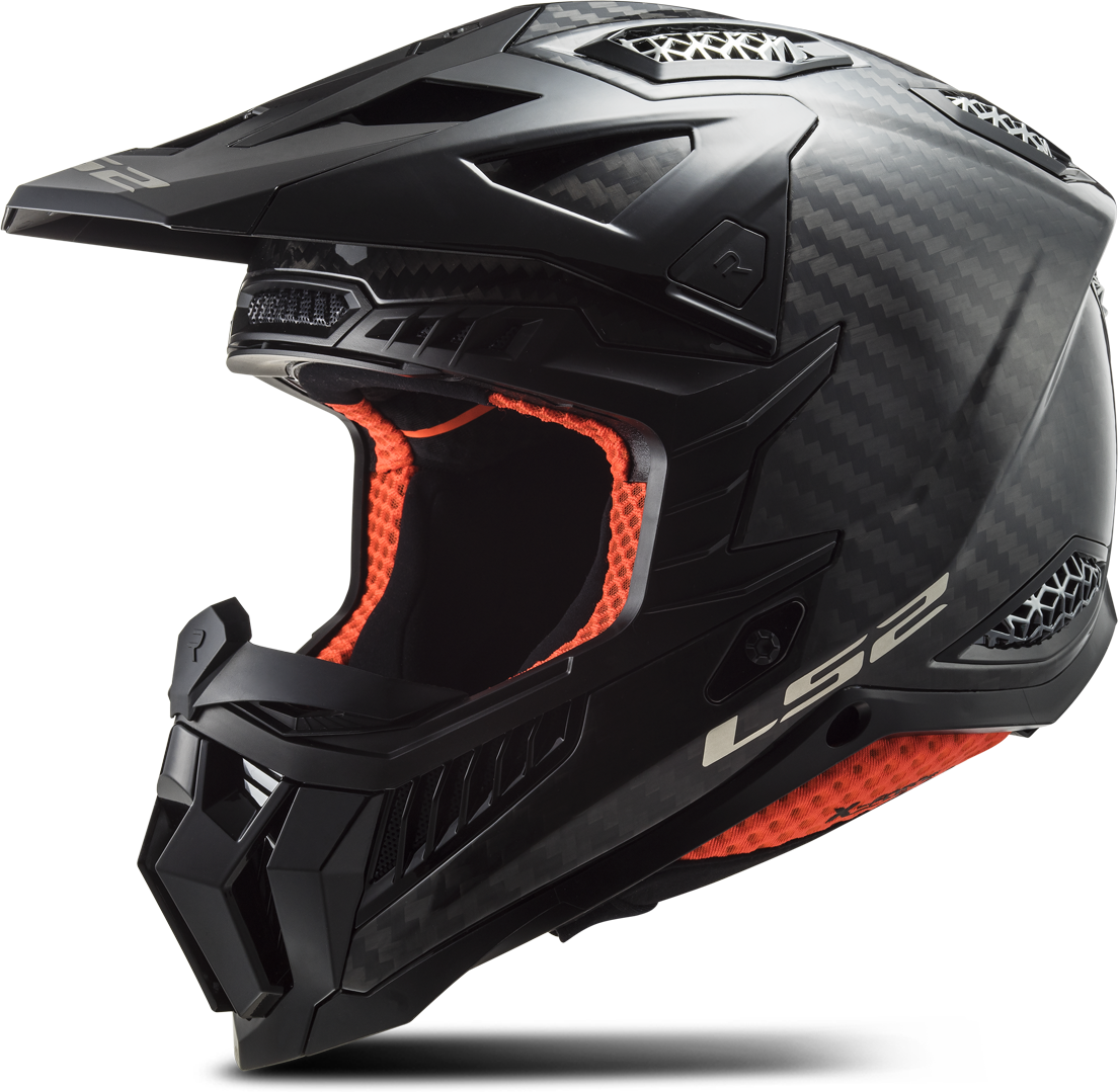 LS2 Casco de Cross  MX703 X-FORCE Carbon Carbono Brillante