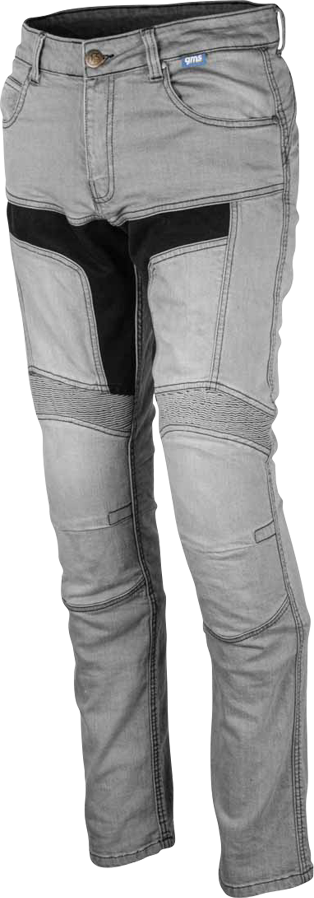 GMS Pantalones de Moto  Viper Gris Claro