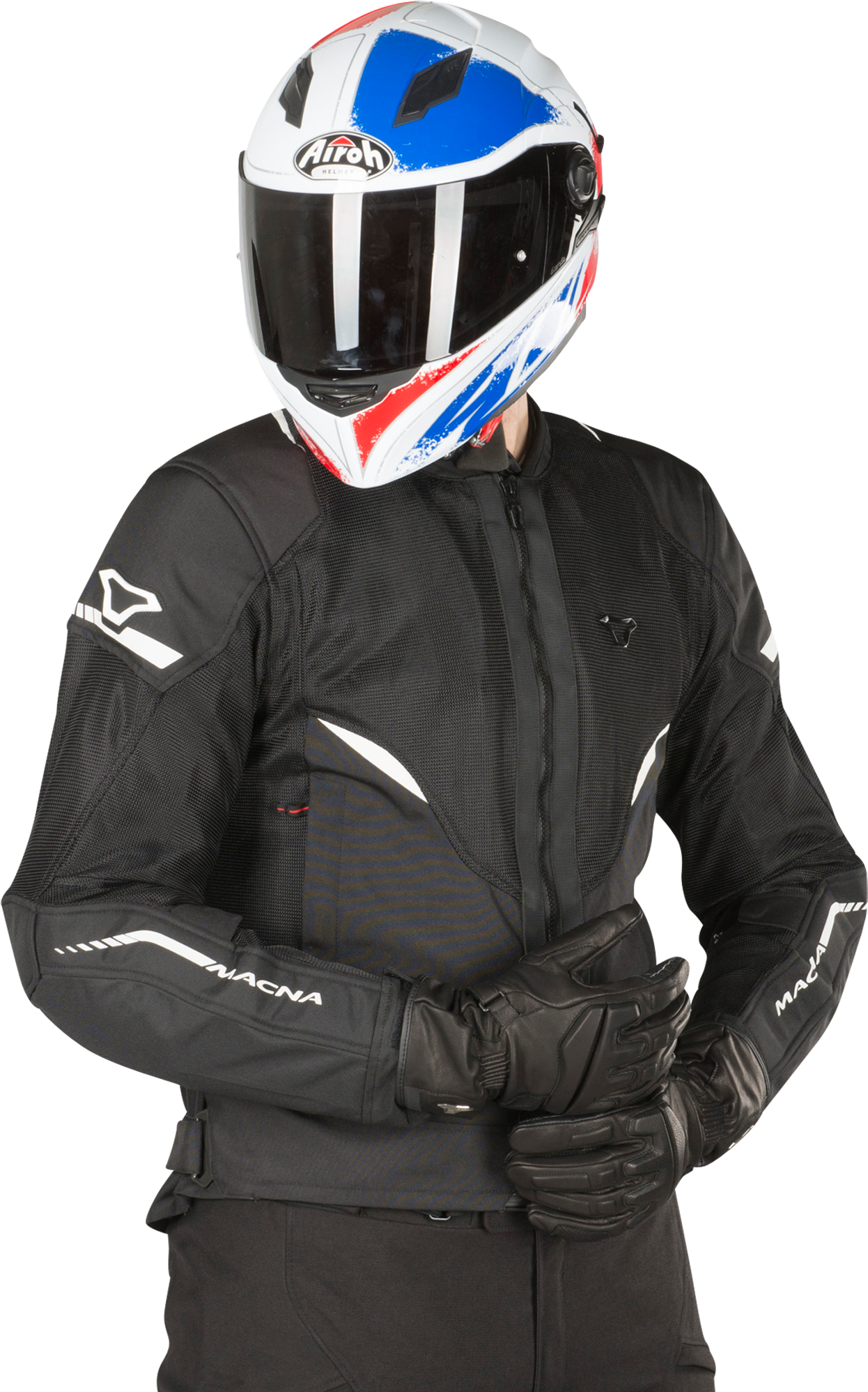 Macna Chaqueta de Moto  Hurracage Negra