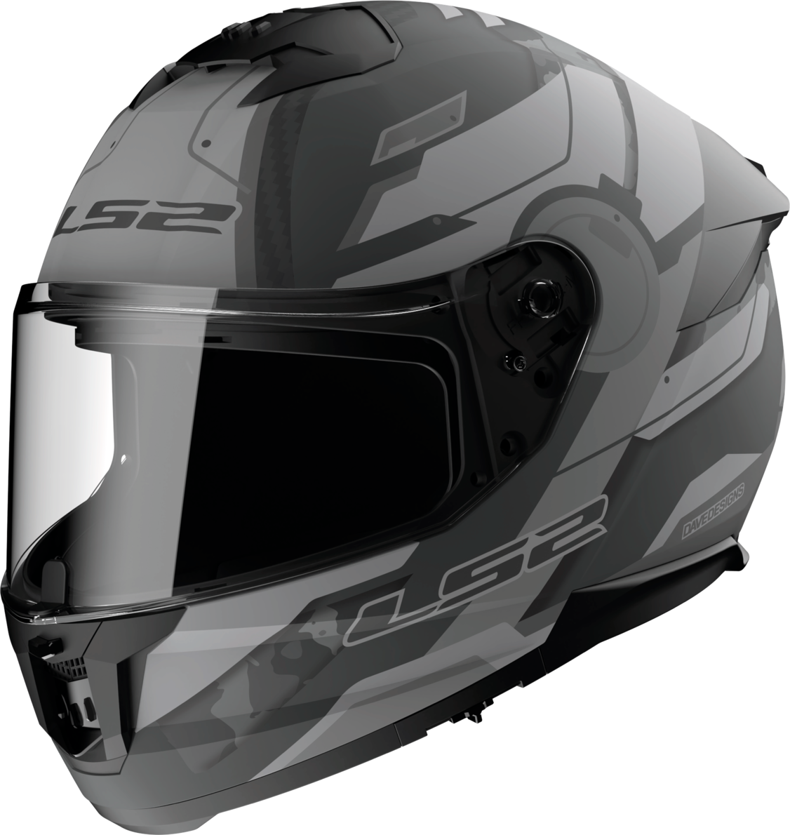 LS2 Casco Integral  FF808 Stream II Shadow Titanio Mate-Gris