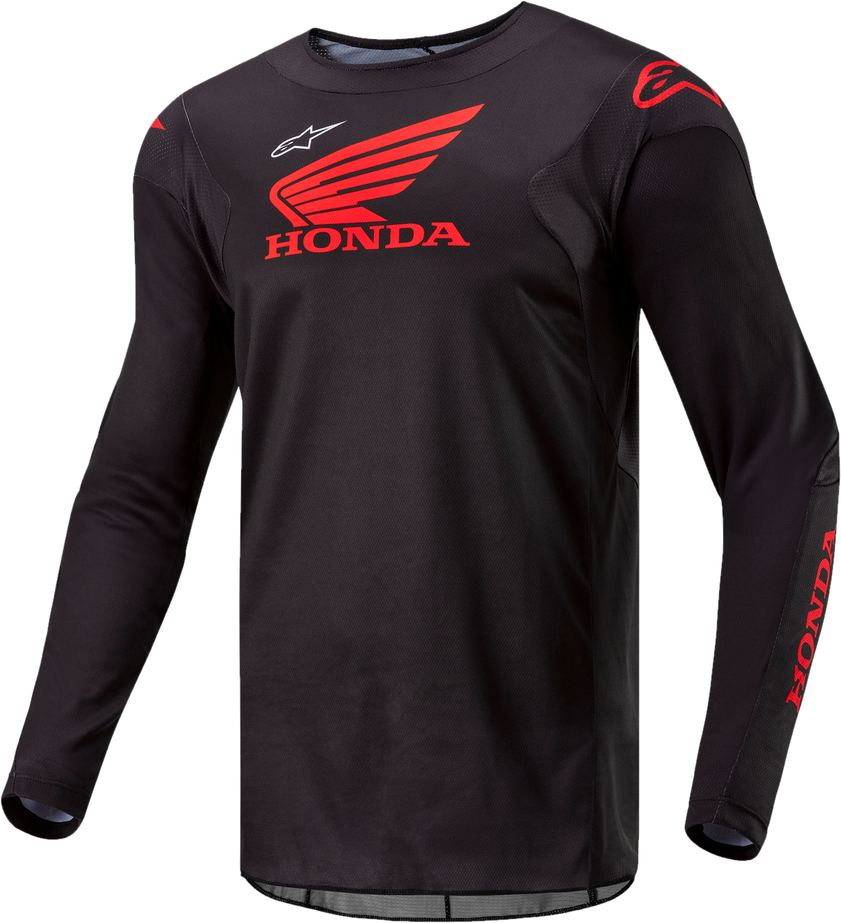 Alpinestars Camiseta de Cross  Honda Racer Iconic Negro-Blanco